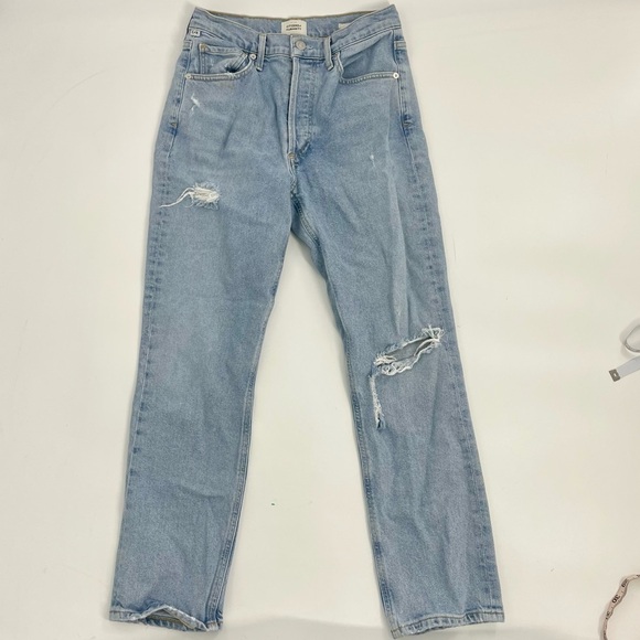 Citizens Of Humanity Denim - Citizens of Humanity Jolene Jeans Sz 26 High Rise Vintage Slim Dimple Button Fly